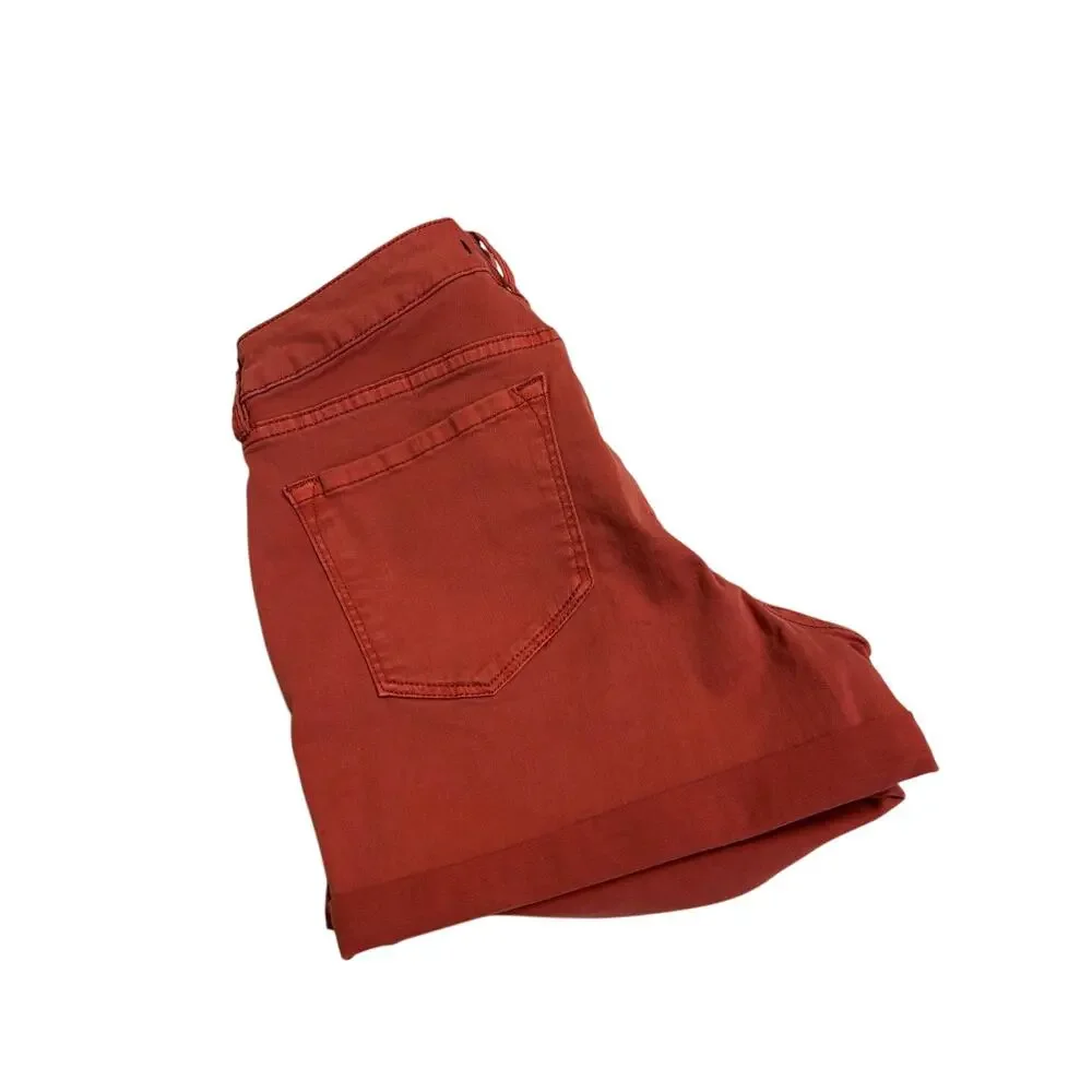 Dear John Women's Jean Shorts in Rust - Picture 4 of 12